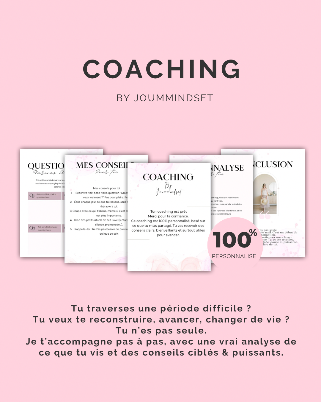 Coaching 100% Personnalisé