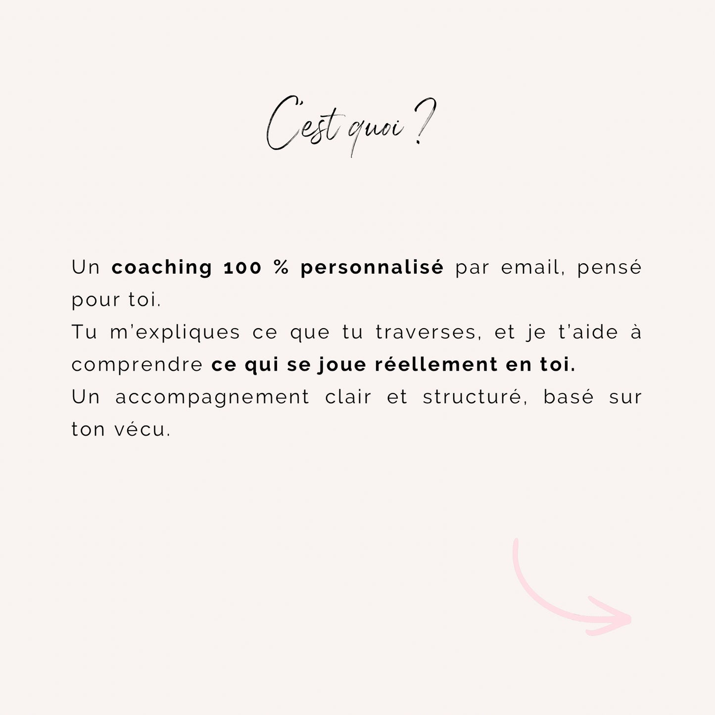 Coaching 100% Personnalisé